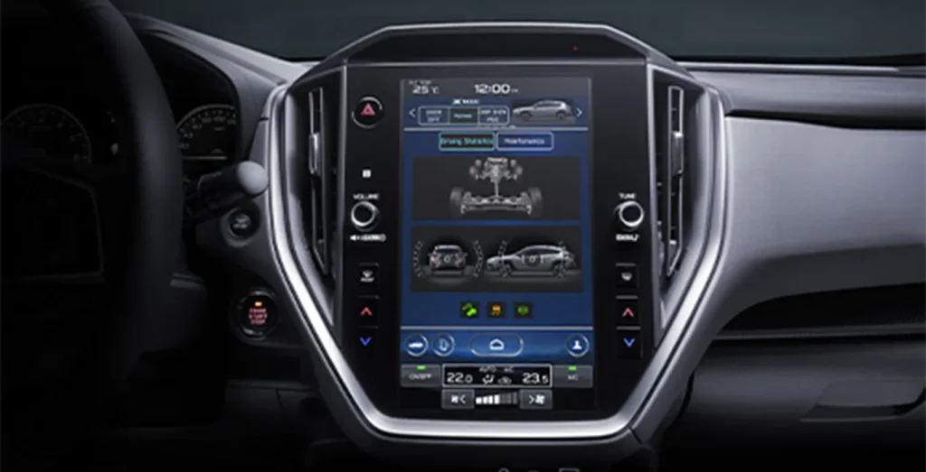 Subaru-Crosstrek-2.0i-Hybrid-Field-CVT-pantalla-interior.webp