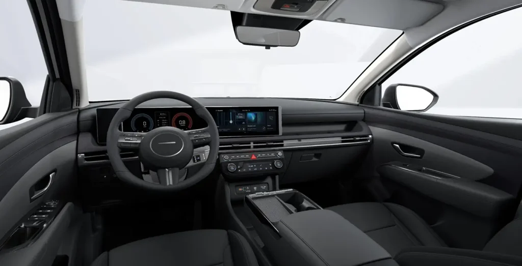 Hyundai-Tucson-1.6T-239CV-HEV-AT-Klass-interior-negro-delantera
