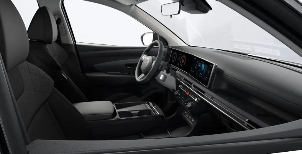 Hyundai-Tucson-1.6T-239CV-HEV-AT-Klass-interior-negro-delantera-II