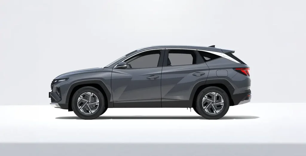 Hyundai-Tucson-FL-1.6T-239CV-HEV-AT-Klass-gris-lateral
