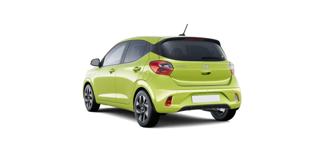 Hyundai-i10-Klass-63cv-MY25-verde-trasera