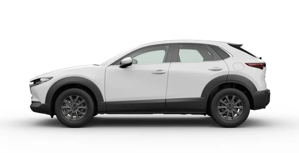 MAZDA-CX-30-2.5L-E-SKYACT-G-MHEV-PRIME-LINE-MANUAL-blanco-lateral-II