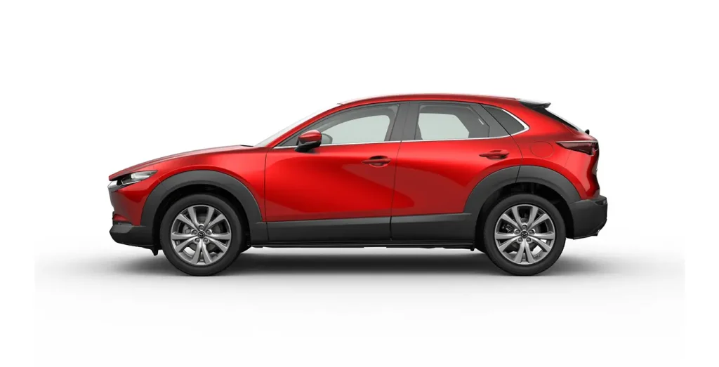 MAZDA-CX-30-2.5L-e-SYACTIV-G-MHEV-103kW-AT-Centre-line-lateral-rojo