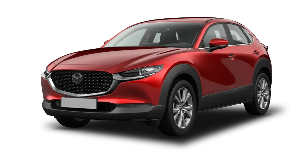 MAZDA-CX-30-2.5L-e-SYACTIV-G-MHEV-103kW-AT-Centre-line-rojo-sin-matricula