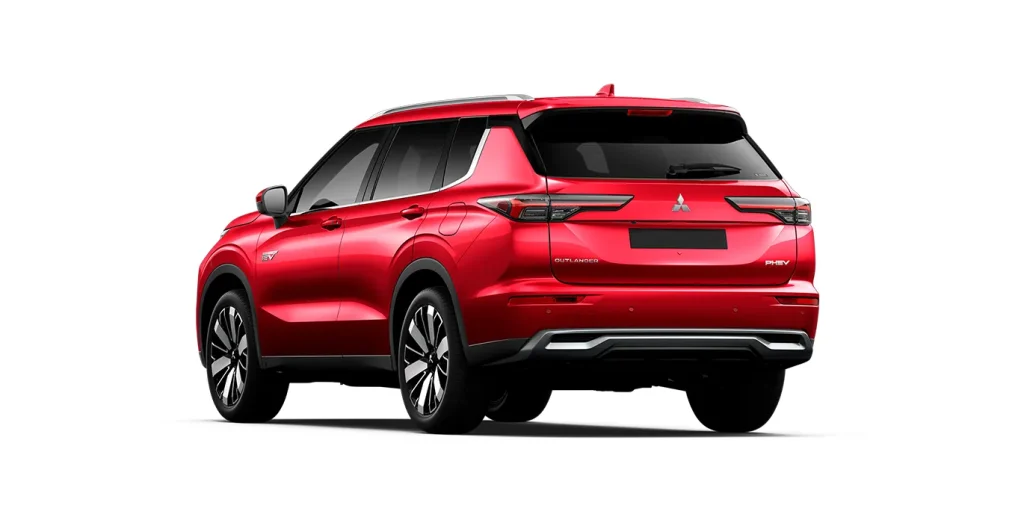 Mitsubishi-Outlander-PHEV-Kaiteki-4WD-306CV-trasera-rojo