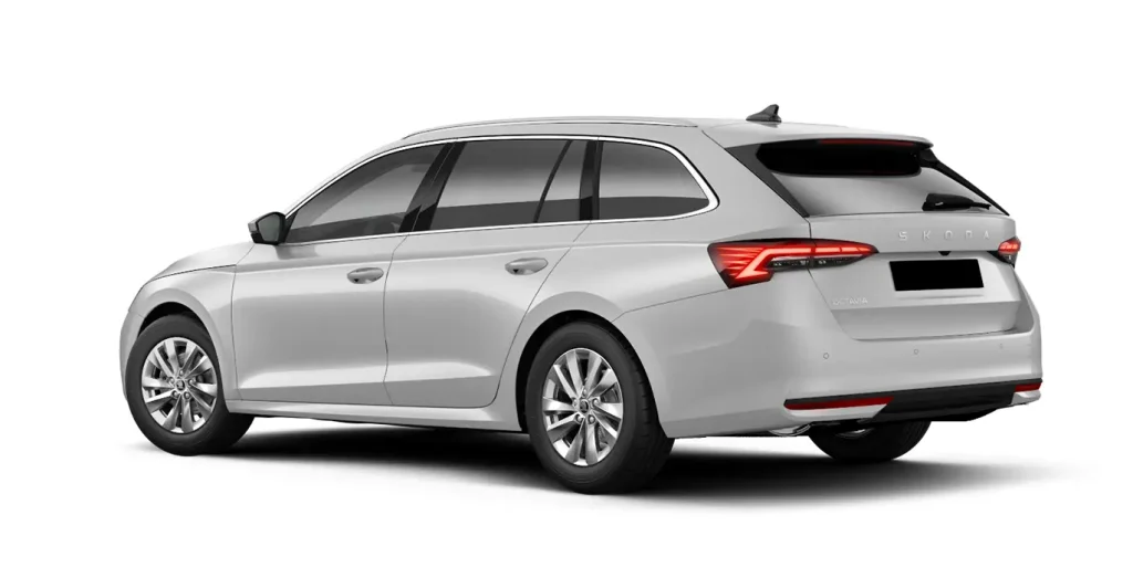 SKODA-Octavia-Combi-1.5-TSI-DSG-MHEV-Selection-II-blanco-trasera
