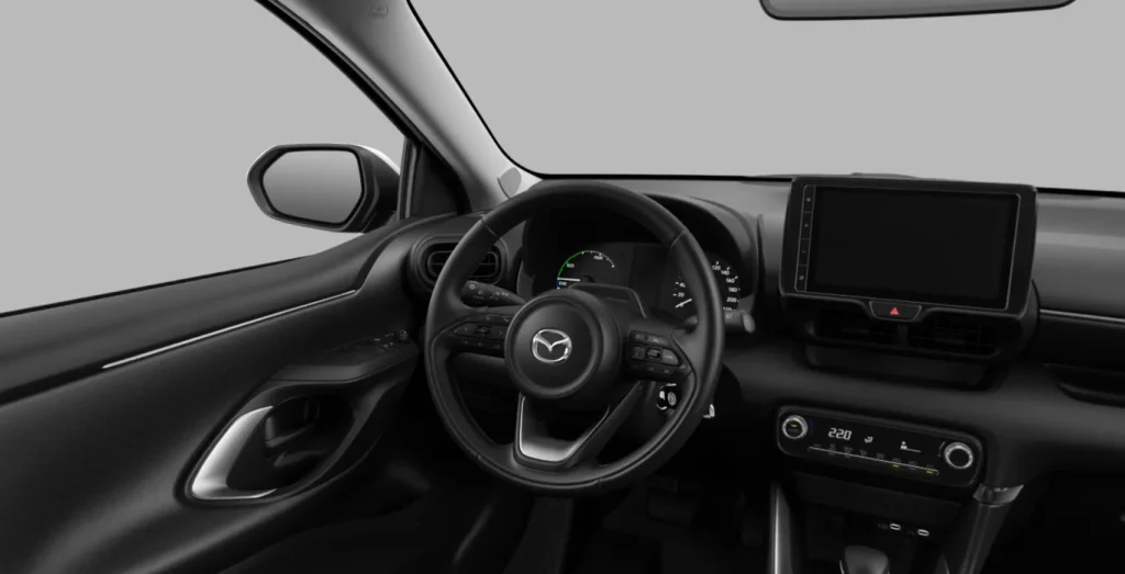 Mazda-2-Hybrid-1.5-85kW-116CV-CVT-Centre-Line-interior-delantera