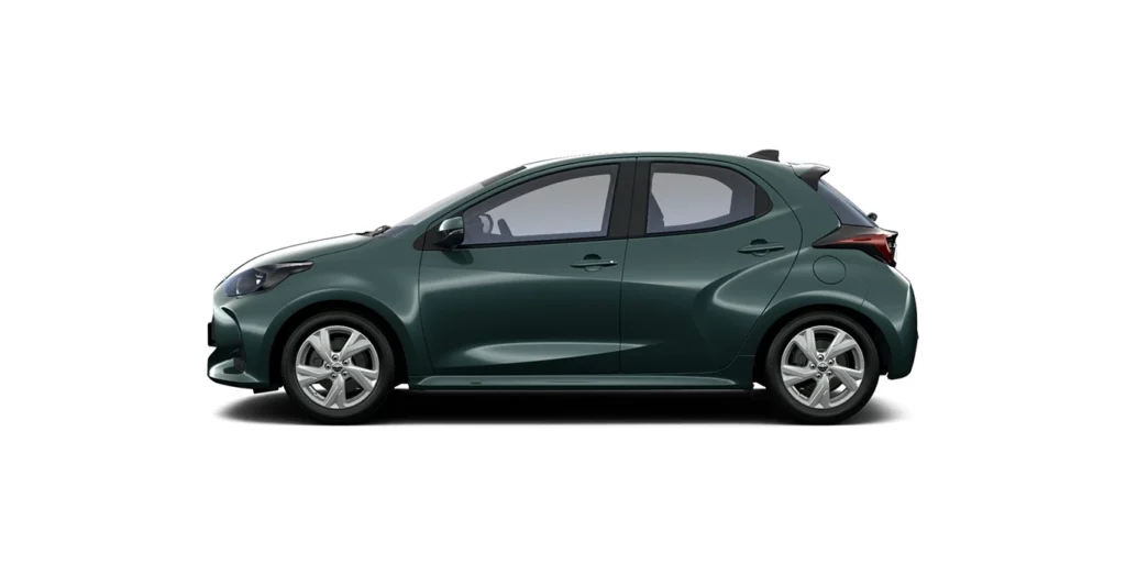 Toyota-Yaris-120H-116CV-Active-II-lateral-verde-everest